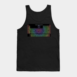 Neon Rainbow Periodic Table Tank Top